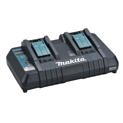 Makita 18V Same Time Dual Port Rapid Charger (DC18RD)