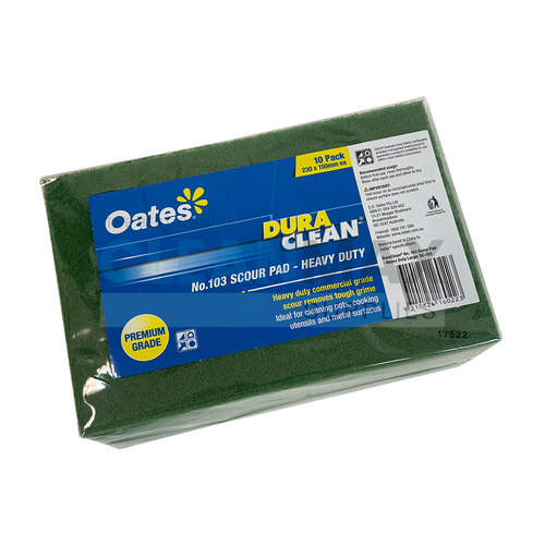 Edoates No 103 Green Scourer 10pk