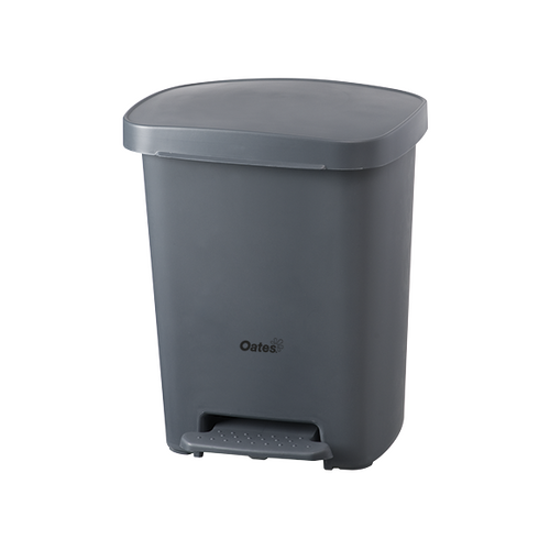 Edoates Pedal Bin Grey 30L[Size: 30l]