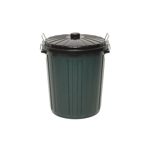 Edco Plastic Garbage Bin With Lid Green 73L [Size: 73l]