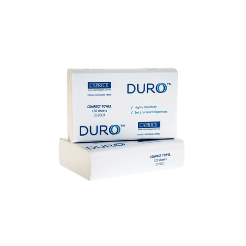 Duro Compact Towel Tad White 90s 1929cw