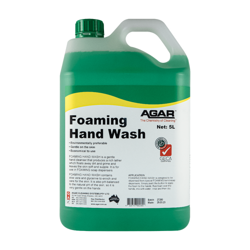 Agar Foaming Hand Wash 5l