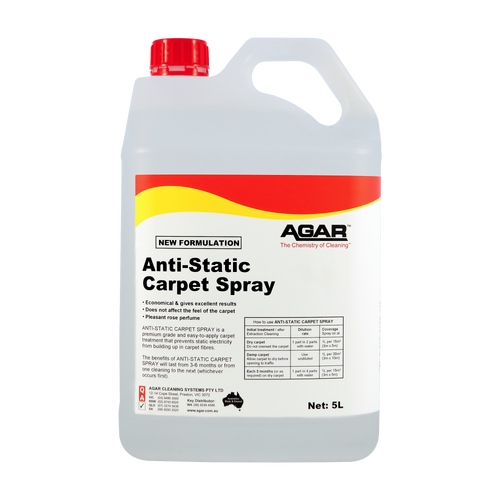 Agar Anti-Static Carpet Spray 5l