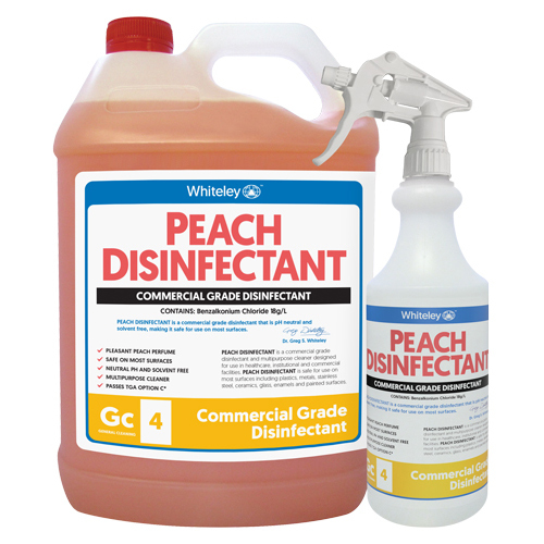 Whiteley Peach Disinfectant 5L