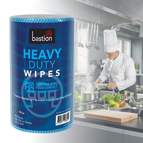 Bastion regular Duty Wipes [Colour: Blue]