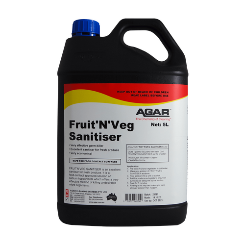 Agar Fruit N Veg Sanitiser 20l [Size: 20l]