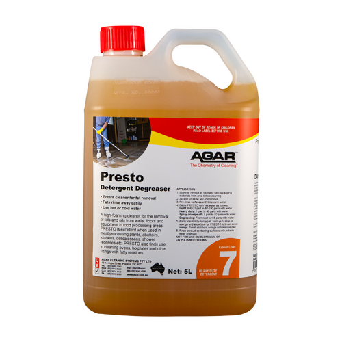 Agar Presto Detergent 5l [Size: 5l]